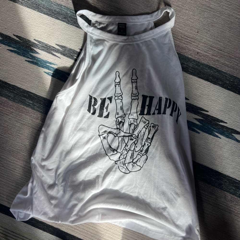 Flowy crop tank